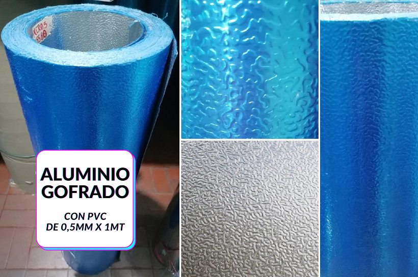 Venta aluminio gofrado